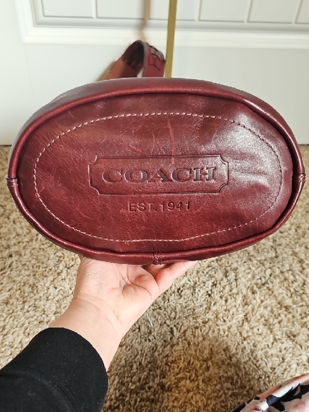 Coach XL Bleecker Legacy Duffle 11423 - Berry Archive Piece 2007 - Picture 7 of 9